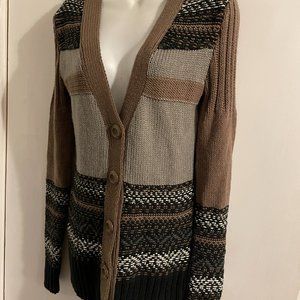 BKE Women's Size Medium Cardigan Open Knit Sweater
